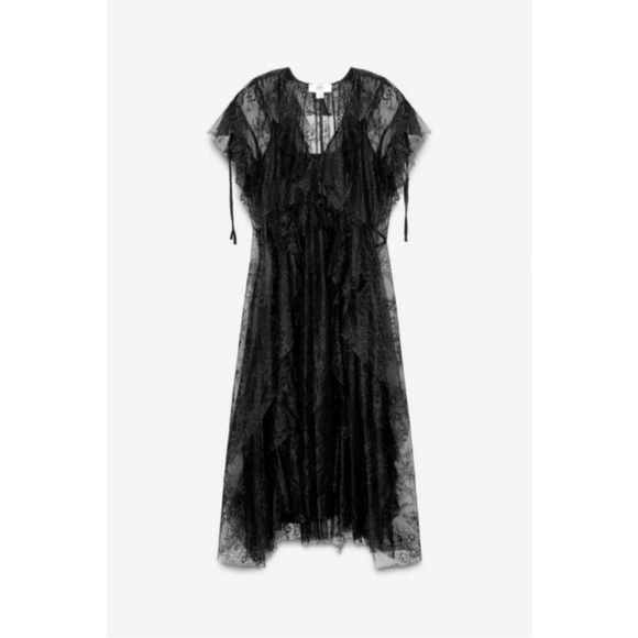 ZARA STUDIO LIMITED EDITION LACE MIDI DRESS - Picture 3 of 15